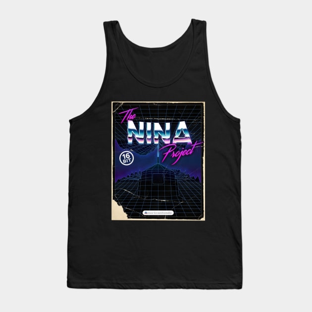 Stranger Things "The Nina Project" 16 bit - vintage retro 80s nostalgia design Tank Top by bembureda